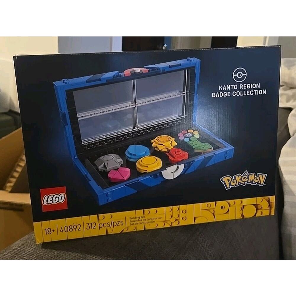 Lego Pokemon Kanto Region Badge Collection (40892) Ships Asap